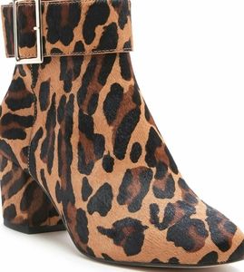 Sole Society Palan Leopard Calf Ankle Booties NEW